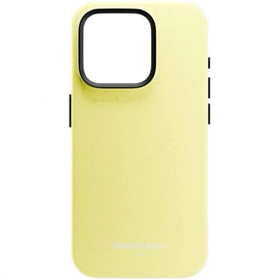 Чехол Native Union Active Case для iPhone 16 Pro, лимон