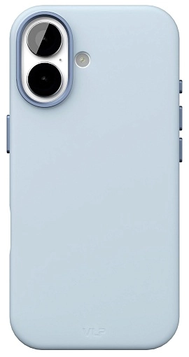 Чехол защитный "vlp" Aster Pro Case с MagSafe для iPhone 17, голубой